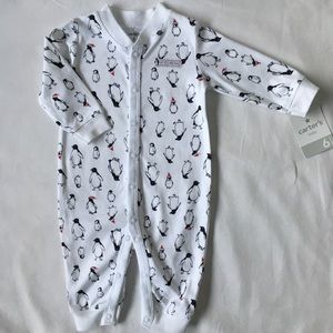 Penguin outfit size 6 months NWT First Christmas